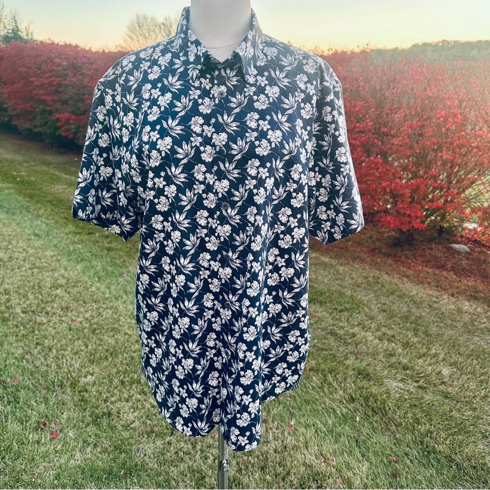 TED BAKER London Short Sleeve Button Down Casual Shirt